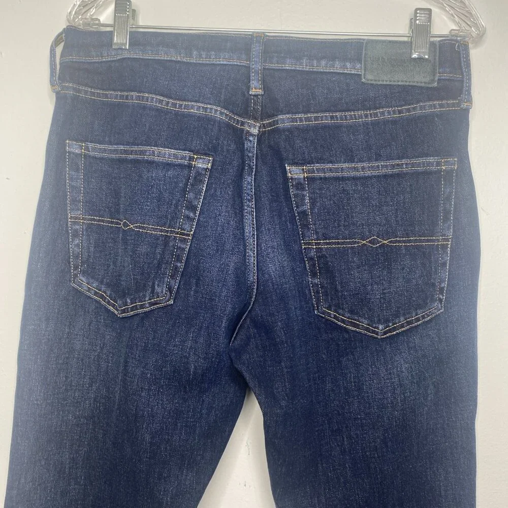 Lucky Brand Mens 31 x 32 410 Athletic Slim Leg Stretch Denim Jeans Dark Wash - Picture 7 of 12